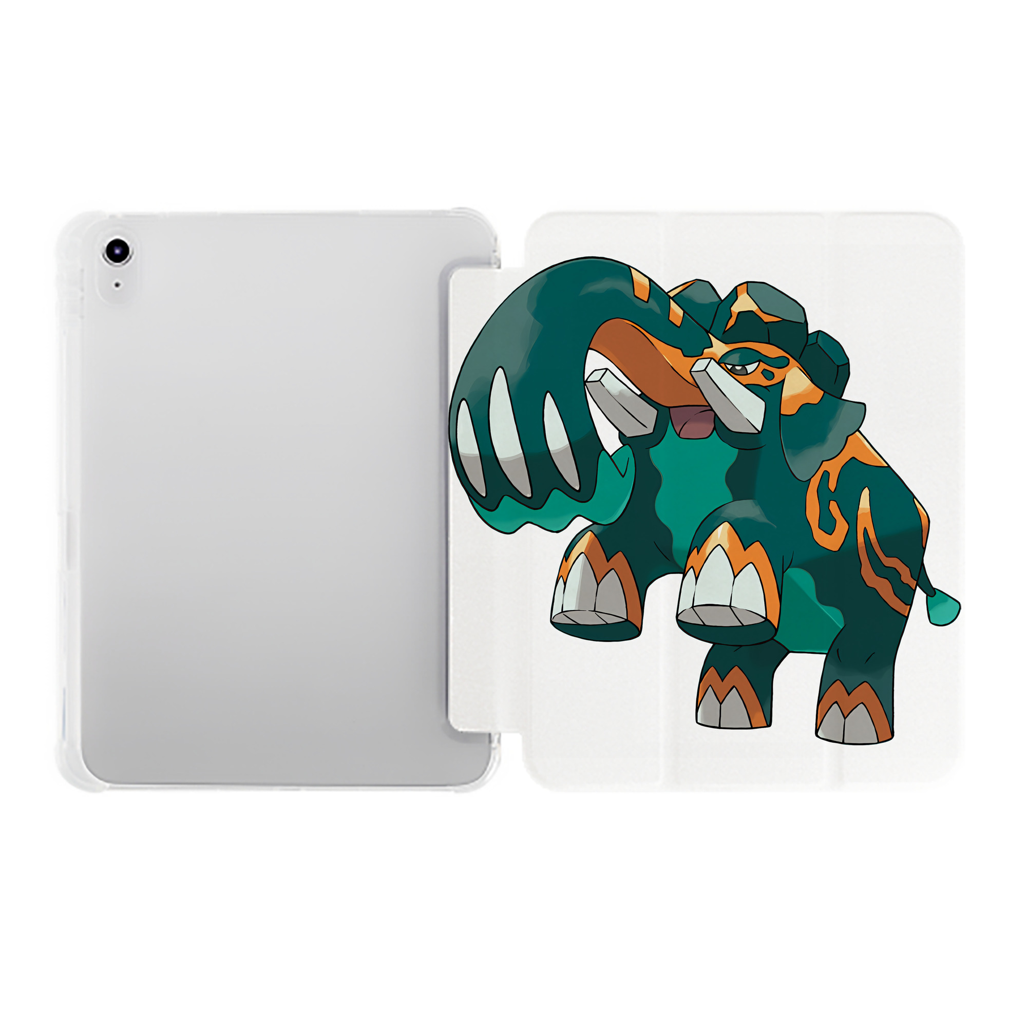 （画像用） ポケットモンスター Pokémon IPad ケース ペン収納付き 三つ折りスタンド PUレザー×シリコン 対応機種9.5/10.5/10.9インチ